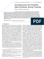 Language and Discourse Are Powerful Signals of Student Emotions During Tutoring-IEEE Transactions on Learning Technologies