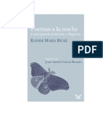 Rilke Rainer Maria - Poemas a La Noche Y Otra Poesia Postuma Y Dispersa