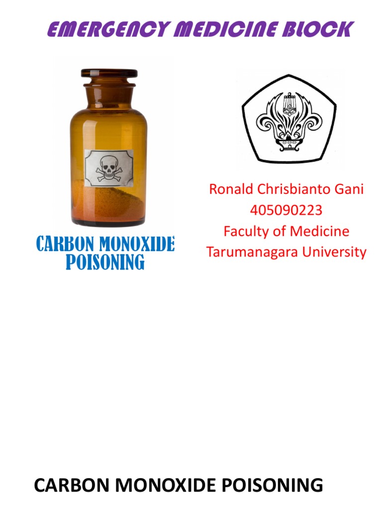 Carbon Monoxide Poisoning Overview | PDF