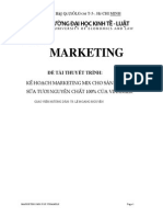 Đề Tài Kế Hoạch Marketing - Mix Cho Sản Phẩm Sữa Tươi Nguyên Chất 100% Của VinaMilk - Tài Liệu, eBook, Giáo Trình