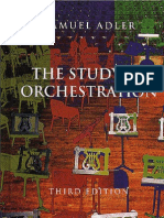 The Study of Orchestration 3rd Edition by Samuel Adler