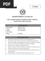 Download Soal UAMBN BAHASA ARAB MA by Rizal Muhammad SN225905040 doc pdf