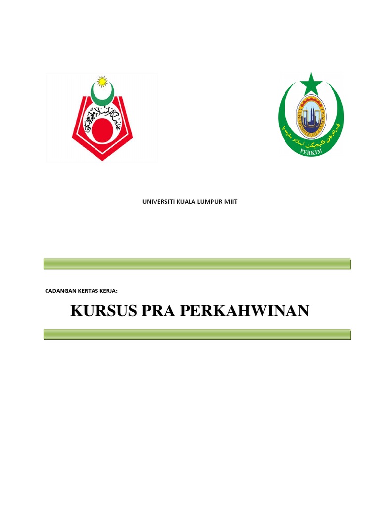 Kertas Kerja Kursus Perkahwinan (1)