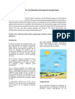 Energía Solar Fotovoltaica