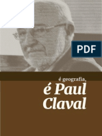 Paul Claval: um mestre da geografia