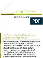 Cultural Globalization and the Spread of Western Values