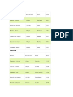 Fixture Mundial