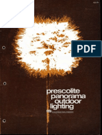 Prescolite Panorama Outdoor Lighting Overview Brochure 1973