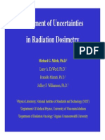 Treatment of Uncertainties in Radiation Dosimetry