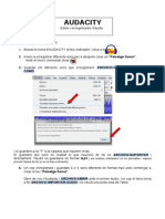 Tutorial AUDACITY ( 2ª part )