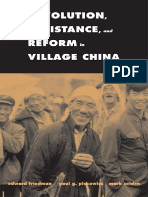 Revolution Resistance And Reforms In Rural China Mao - 