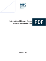 International Finance Corporation: Access To Information Policy
