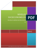 Monografia Final Niveles Socioeconomicos