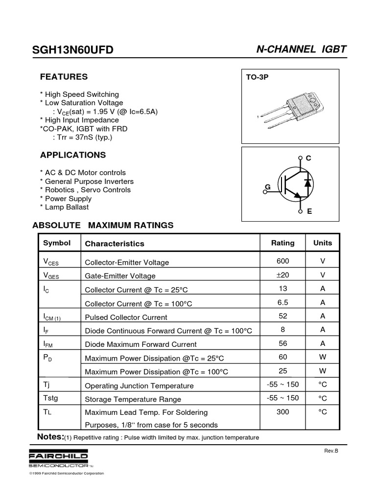 13N60 Diode Computer Engineering