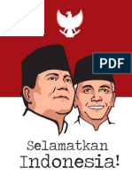 Vektor Poster Prabowo Hatta Versi 1