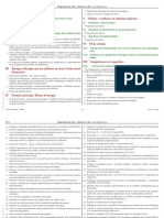 I Physique: Mécanique V Chimie: Réa Ions en Solution Aqueuse