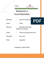 Informe Medición e Incertidumbre