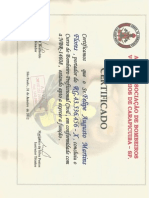 Certificado Bombeiro Civil Frente