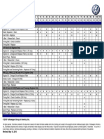 2004 Volkswagen Maintenance Schedule