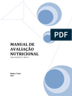 Manual de Avaliação Nutricional - Área Nut Rição Clínica