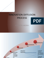 Innovation Diffusion Process: Sucheta Arora