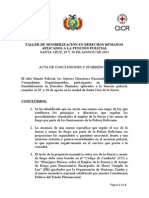 Acta de Conclusiones y Acuerdos 2013