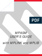 Mpasm,Mplink Quick Reference Guide
