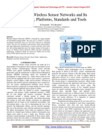 A Review: Wireless Sensor Networks and Its Application, Platforms, Standards and Tools