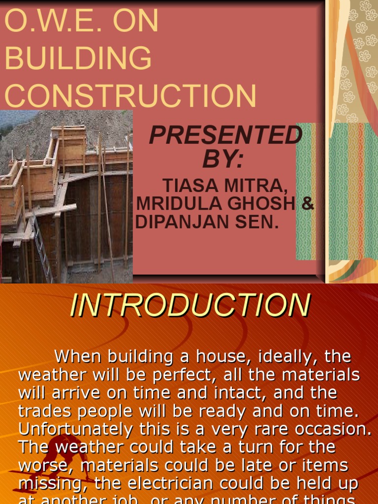 Building Construction Process Overview | PDF | Engineering | Business