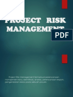 CHAPTER 8: PROJECT RISK MANAGEMENT