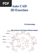 100 CAD Exercises | PDF | Computer Aided Design | E Books