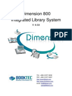 Dimension 800 Integrated Library System: TEL: +886-2-2577-8838 FAX: +886-2-2577-8687