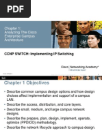 Analyzing The Cisco Enterprise Campus Architecture: CCNP SWITCH: Implementing IP Switching