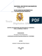 Control de Inventario Con Analisis de La Demanda