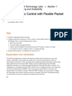 Transit Traffic Control With Flexible Packet Matching