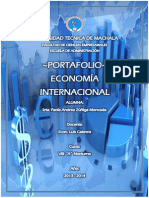 Portafolio Economía Internacional. Paola a. Zúñiga Moncada.