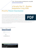 IOS Application Security Part 22 - Runtime Analysis and Manipulation Using GDB