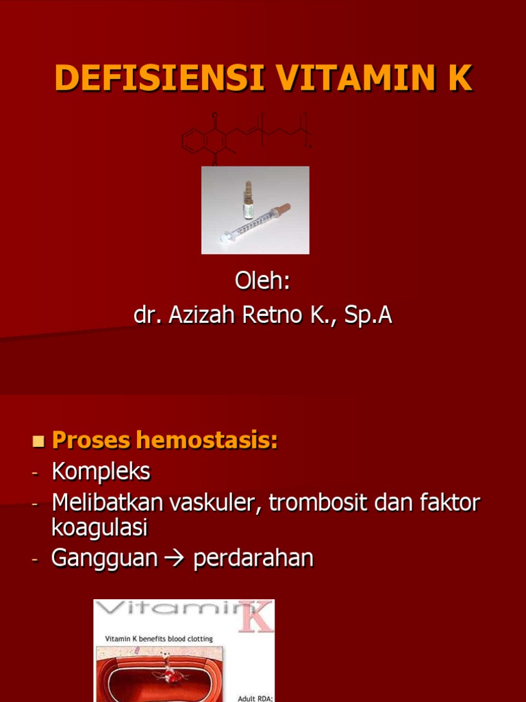 Defisiensi Vitamin K Menyebabkan Gangguan Atau Penyakit Homecare24