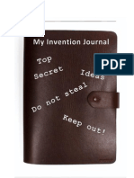 Invention Journal Cover