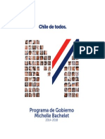 Programa de Gobierno de Michelle Bachelet