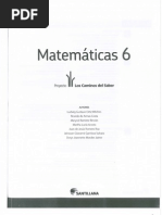 Caminos 6 Mat | PDF