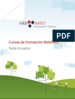 Cursos de Formación WebRatio-EC