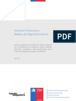 Informe Inclusión Financiera y Medios de Pago Electrónicos Abril 2013