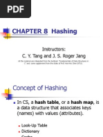 Chapter 8- Hashing