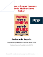74289785 Barbara de Angelis Segredos Sobre Os Homens Que Toda Mulher Deve Saber