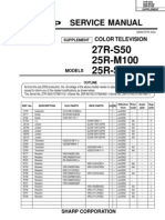 27R-S50 25R-M100 25R-S100: Service Manual