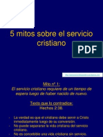 Mitos Sobre El Servicio Cristiano