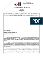 Supremo OAB Segunda Fase Modelos Prisões e Liberdade Provisória