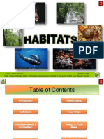 Ecology - Habitats
