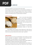 Diversos Tipos de Arroz